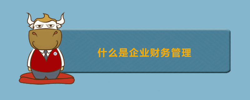 什么是企业财务管理