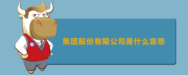集团股份有限公司是什么意思