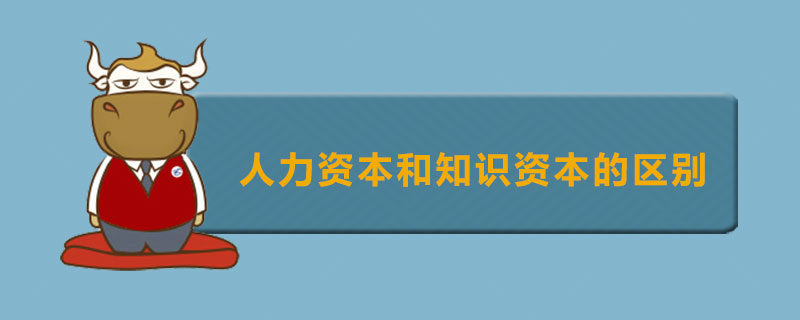 人力资本和知识资本的区别
